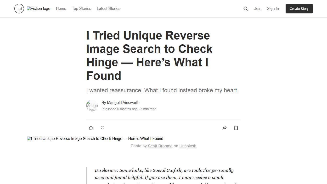 I Tried Unique Reverse Image Search to Check Hinge — Here’s What I Found Fiction